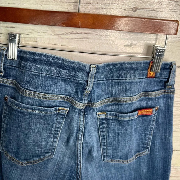7 for all mankind ankle straight jeans size 28 - Picture 7 of 9